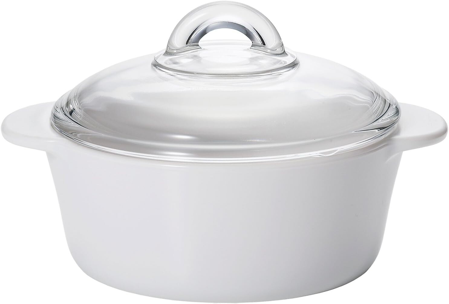 

Aderia K-9461 Cera Bakefire Cocotte Pot, стеклянная кастрюля, плита, 3,3 галлона (1 л), белый [антипригарное покрытие/безопасно для использования в микроволновой печи/для духовки/керамическое покрытие], White