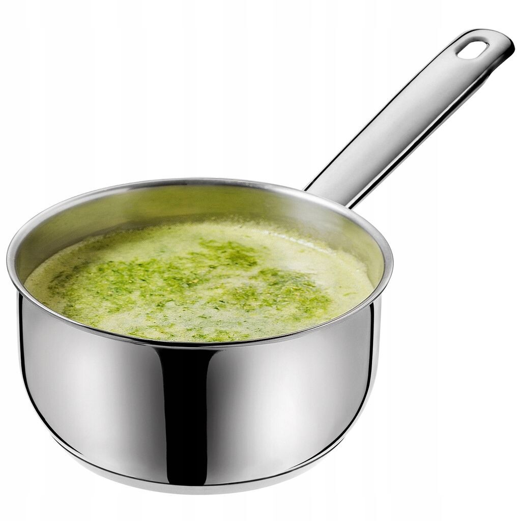 

Кастрюля KADAX "Berme", стальная кастрюля с длинной ручкой и сливным бортиком, 1 л