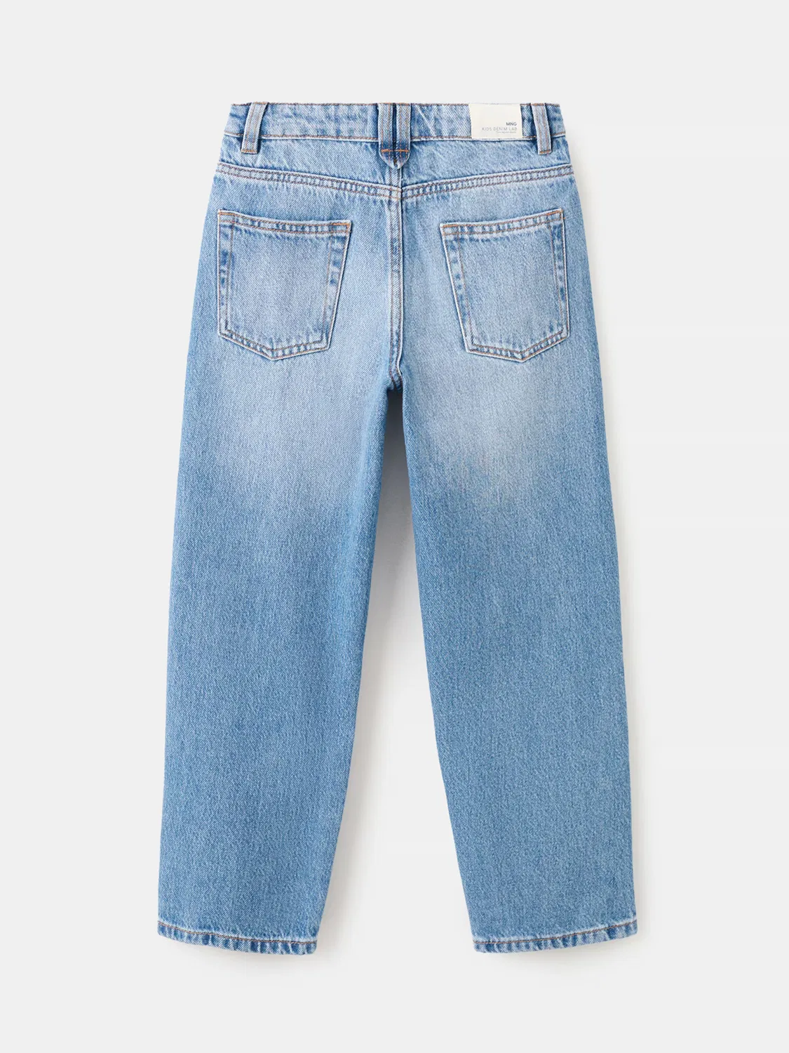 Обычные джинсы Mango Kids, Light Blue — фото 2