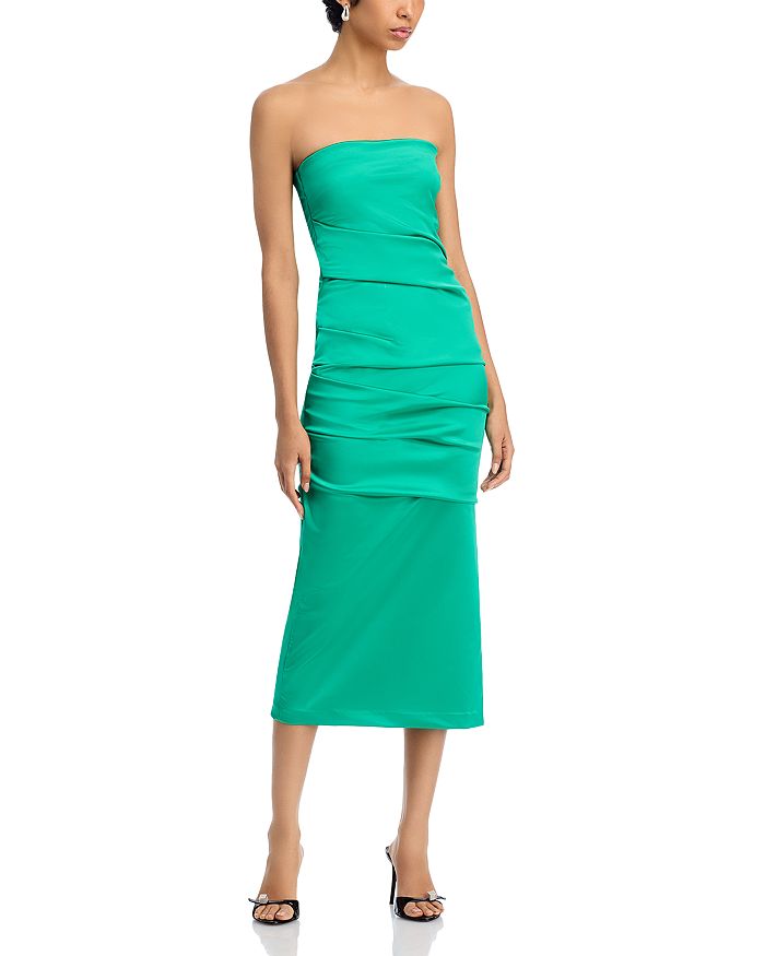 

Keigy Satin Midi Dress Chiara Boni La Petite Robe, зеленый
