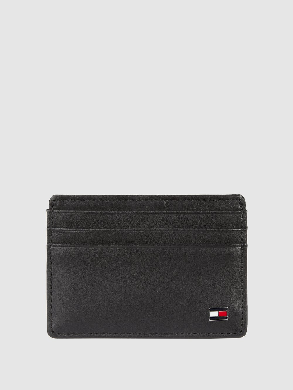 

Кожаный держатель для карт Tommy Hilfiger, черный