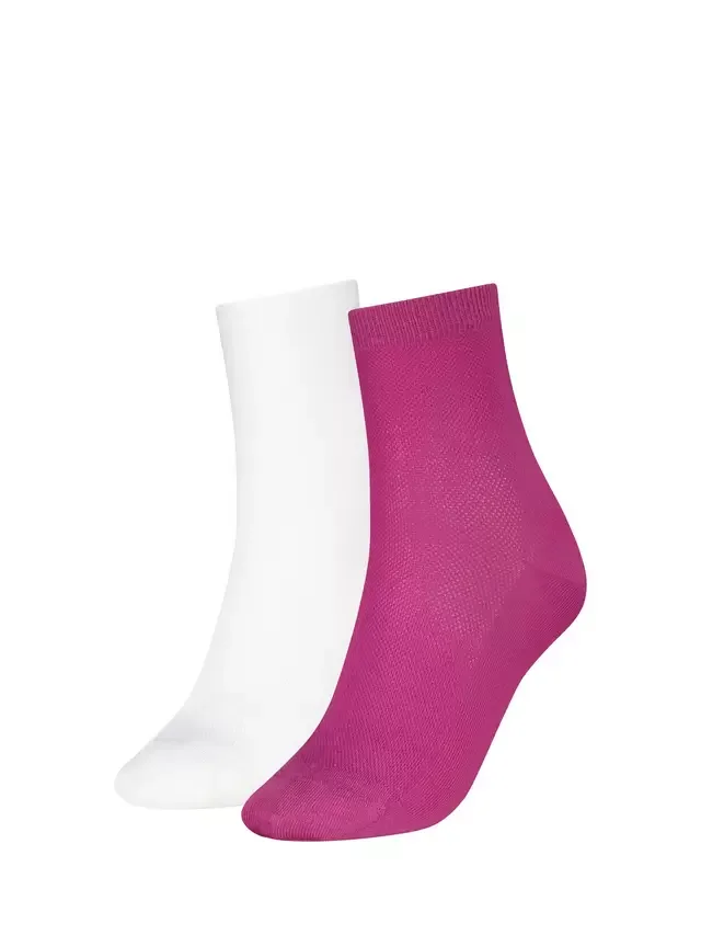 Короткие носки, упаковка из 2 штук Calvin Klein, Fuchsia