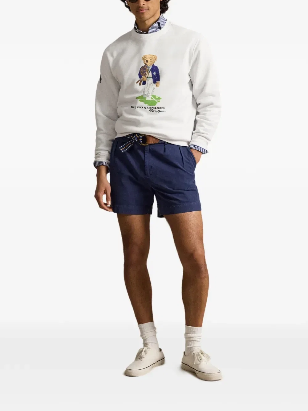 Толстовка Polo Bear с графичным принтом POLO RALPH LAUREN, белый — фото 2