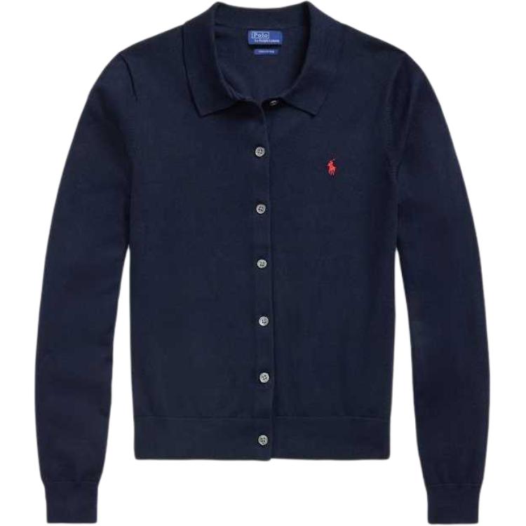 

Polo Ralph Lauren SS25 Вязаный свитер женский темно-синий