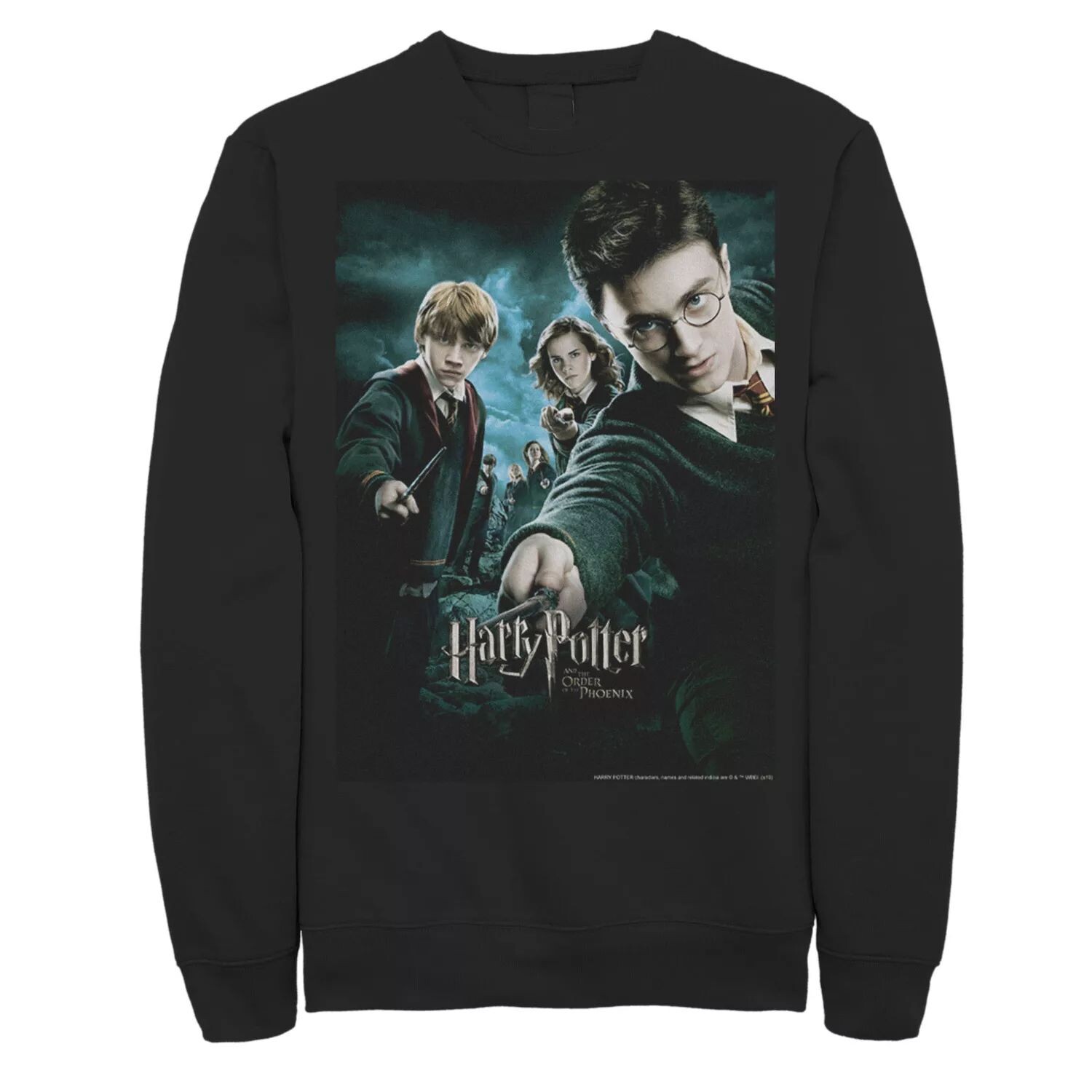 

Мужской флисовый пуловер с рисунком «Жезлы Феникса» и плакатом Harry Potter
