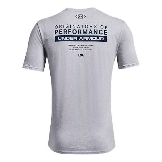 

Футболка men's bar originators of performance short sleeve grey Under Armour, серый