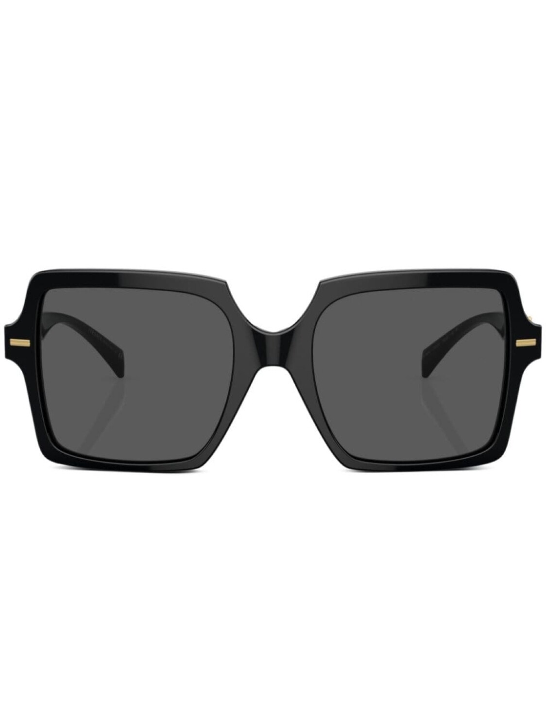

Солнцезащитные очки в массивной квадратной оправе Versace Eyewear, черный