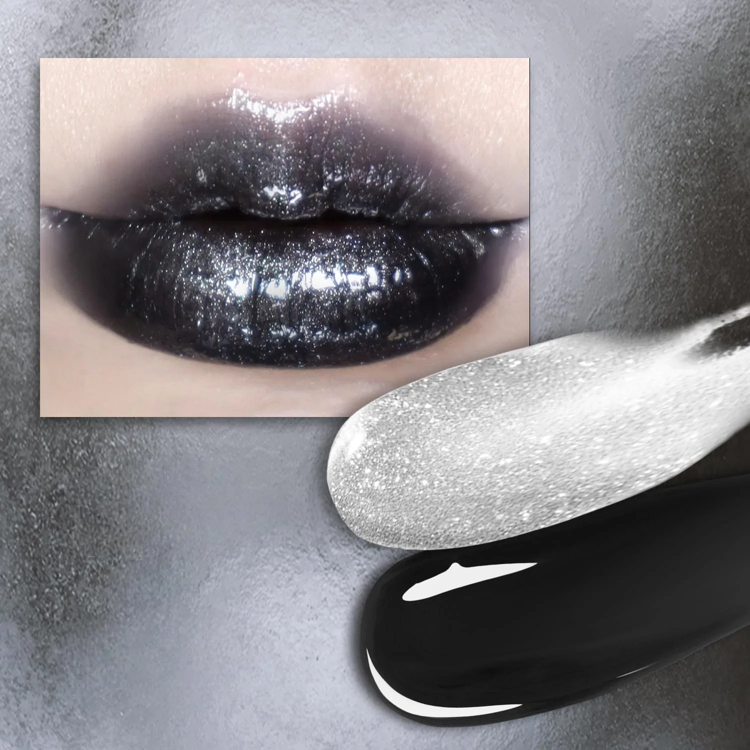 Блеск для губ HYNTOOR Black Rabbit Playful Liberous Series Future Planet Lip Gloss, черный, 2.2 г