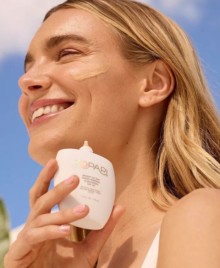 Прозрачный минеральный солнцезащитный крем Bright As Day SPF 50, 1,7 унции Kopari Beauty — фото 4