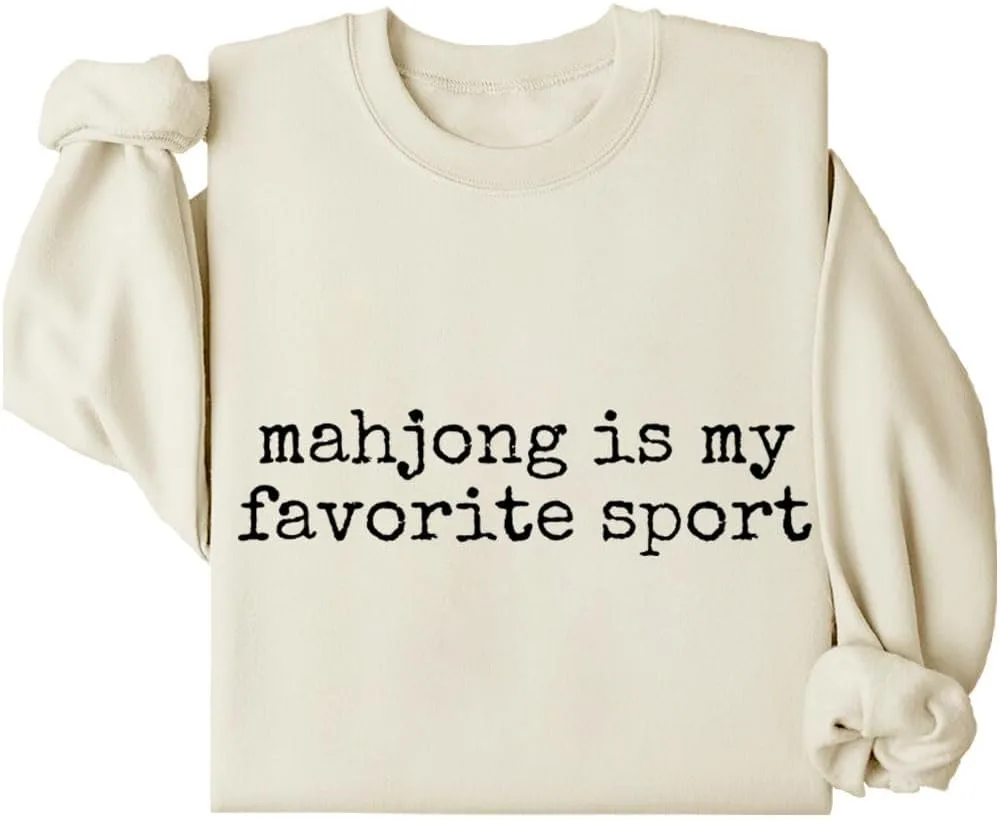 

Свитшот Mahjong is My Favorite Sport Kzggs