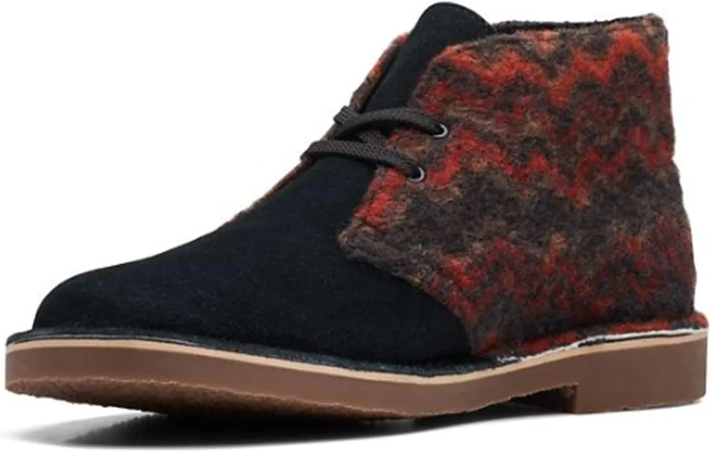 Мужские ботинки Clarks Bushacre 3Chukka, Black Wool — фото 4
