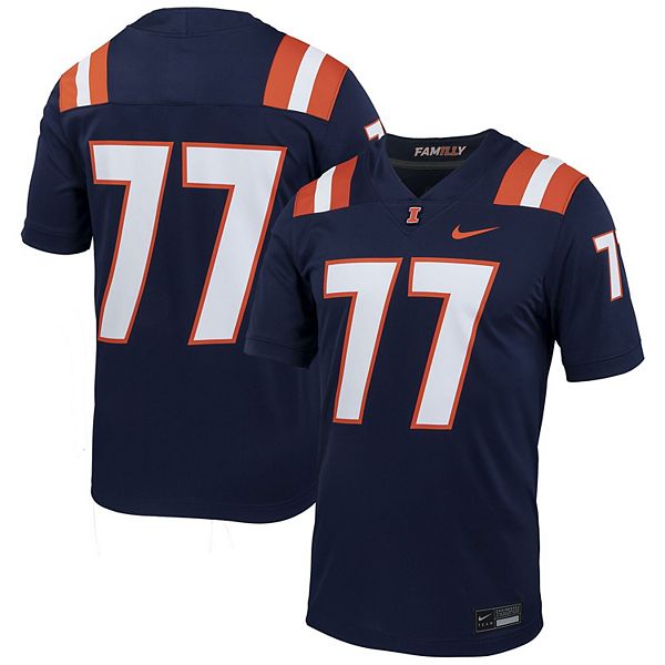 

Футболка мужская #77 navy illinois fighting illini untouchable Nike
