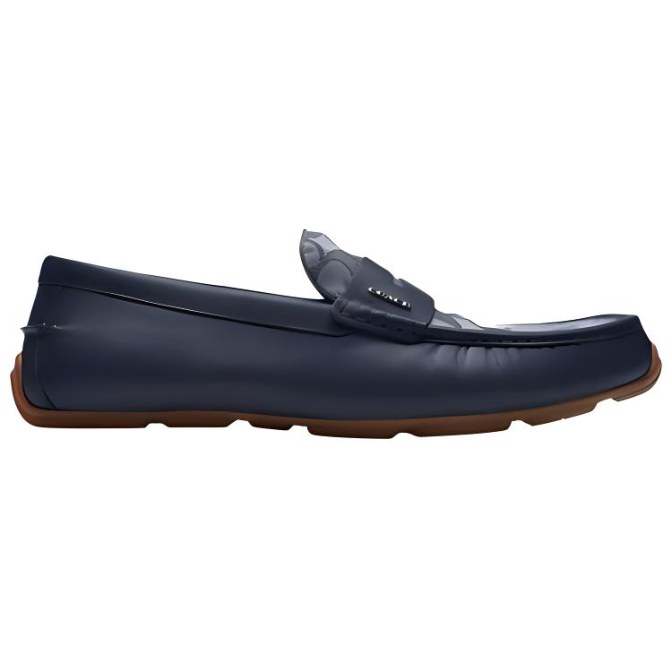 Мужские лоферы Liam Marine Blue COACH — фото 2