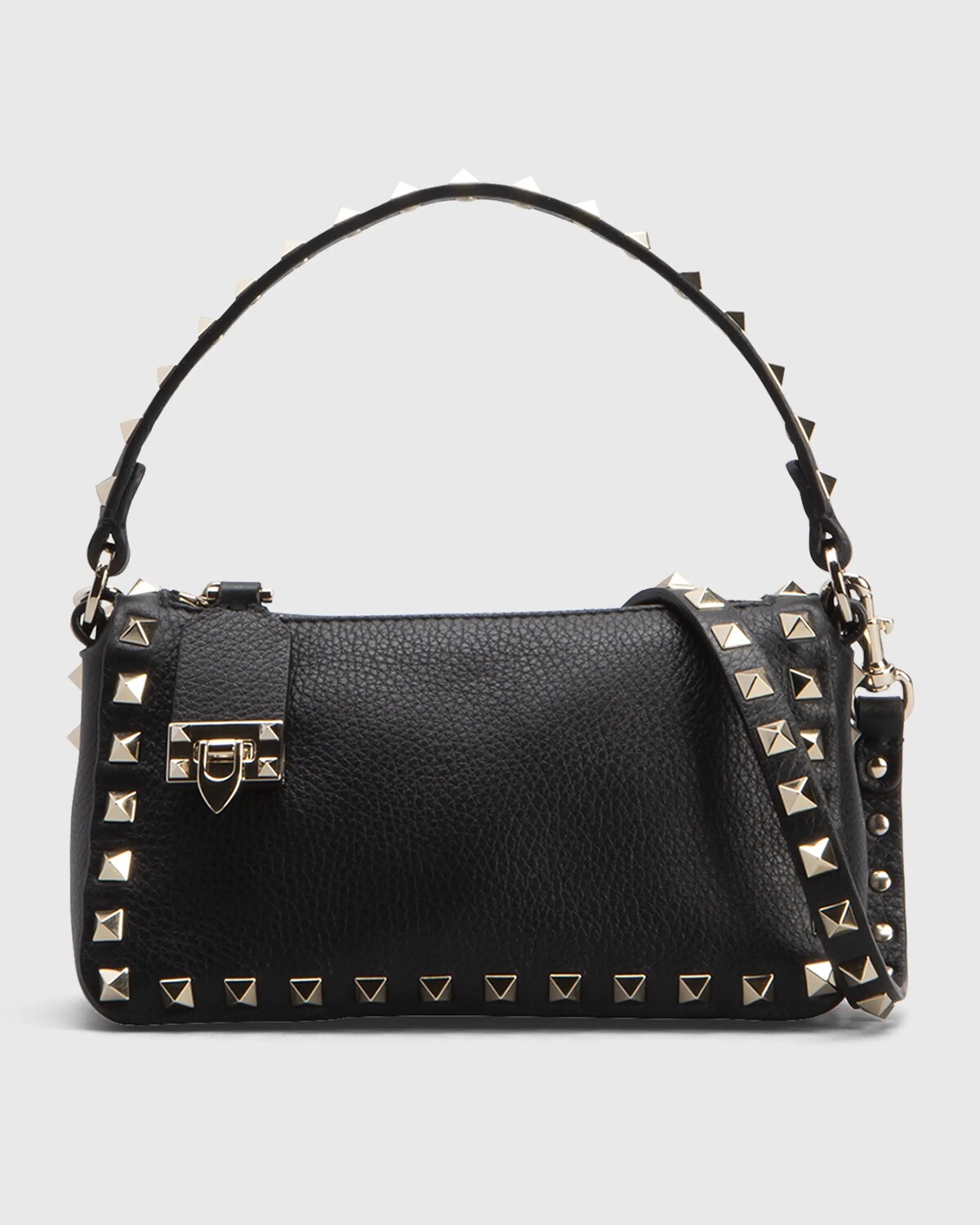 

Маленькая сумка через плечо Rockstud из телячьей кожи Valentino Garavani, черный