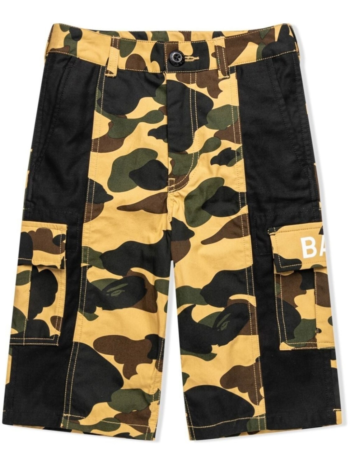 

A Bathing Ape шорты 1st Camo, желтый