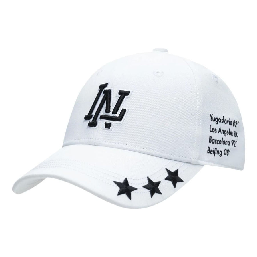 

Бейсболка Li-Ning Logo Baseball Cap 'White Black', серый