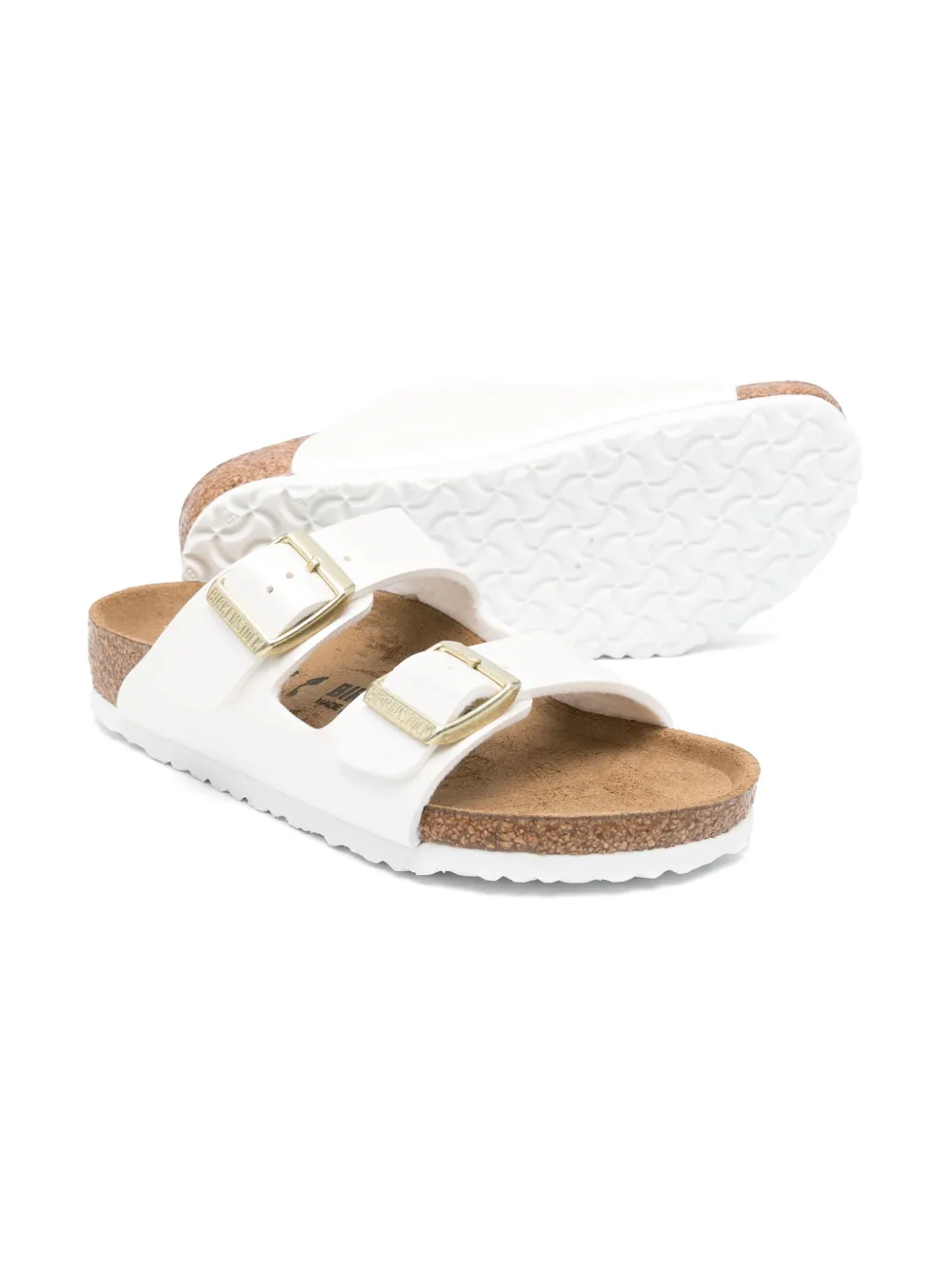 Сандалии arizona Birkenstock Kids, белый — фото 2