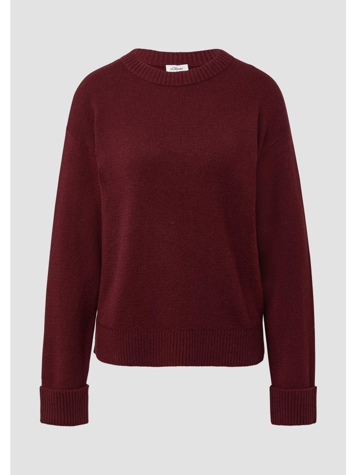 

Вязаный свитер в цвете 3902_bordeaux s.Oliver