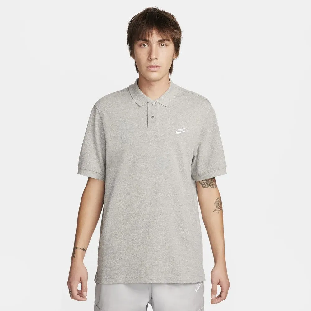 

Поло Nike Club Pique, серый