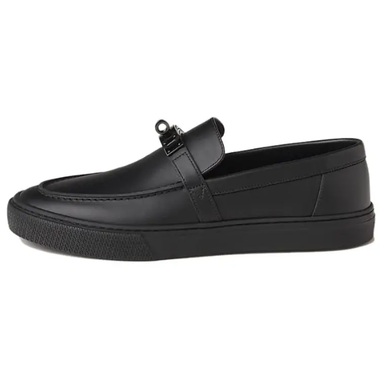 

HERMES Лоферы Game Loafers мужские черные