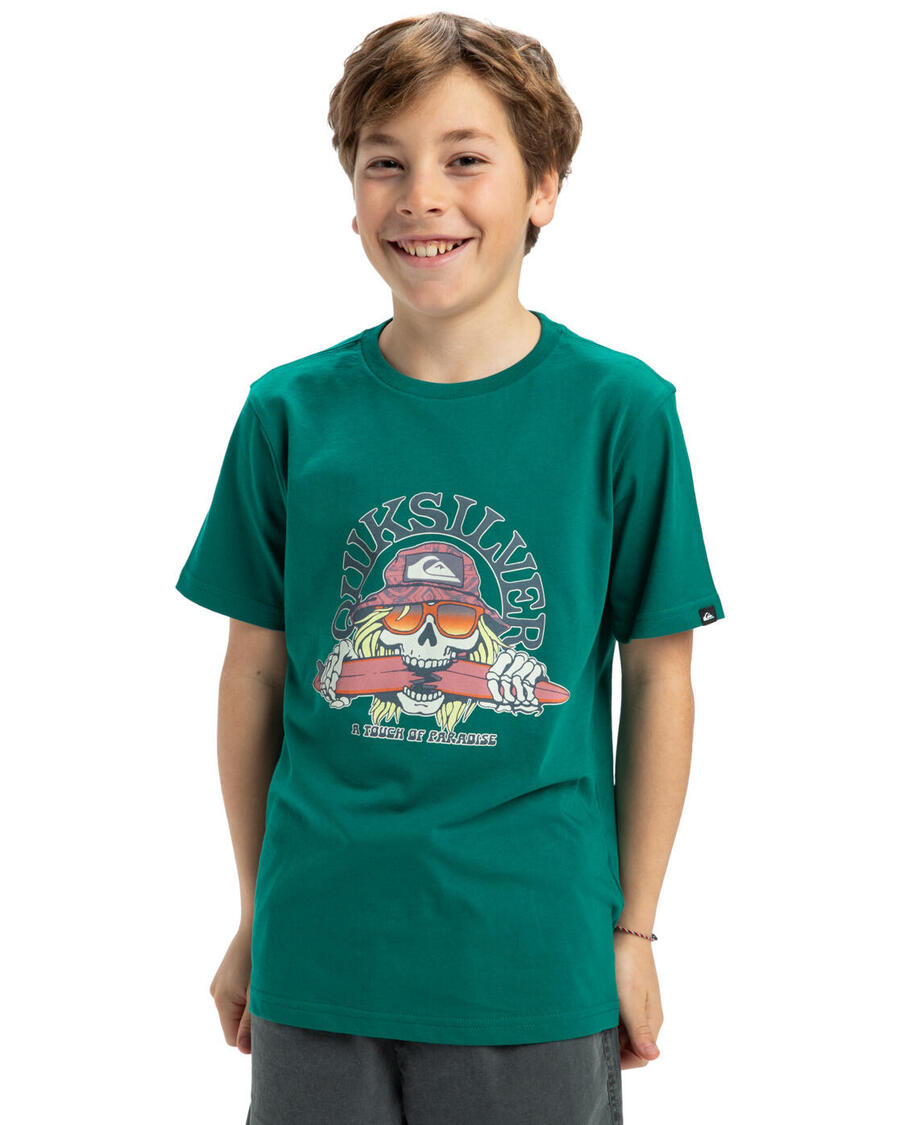 

QUIKSILVER Футболка EV SKULL FEAST Blue Boy