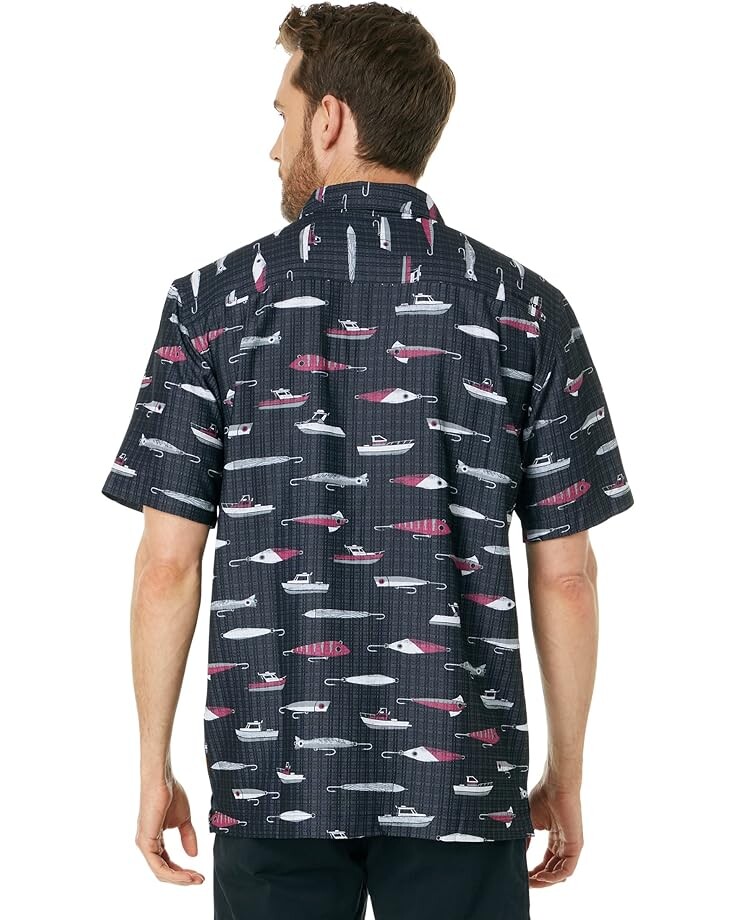 

Рубашка Quiksilver Waterman Drag Week Short Sleeve Shirt, цвет Black Drag Week