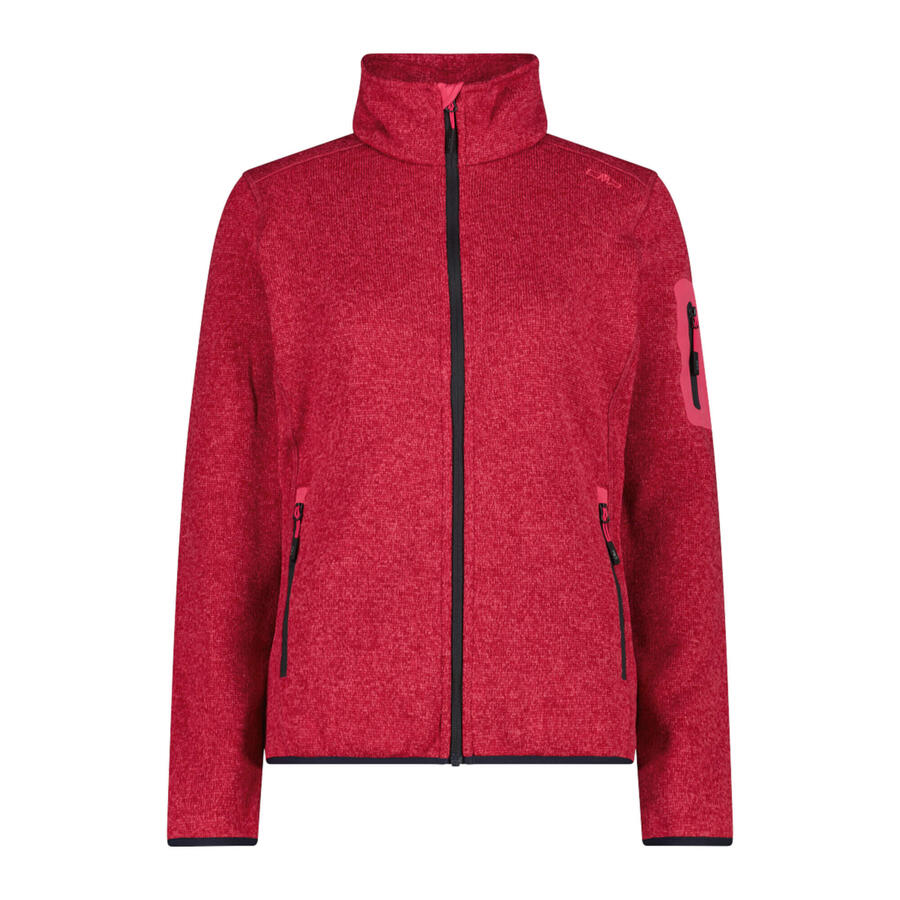 

Женская трикотажная куртка из меланжевого флиса CMP 3H14746