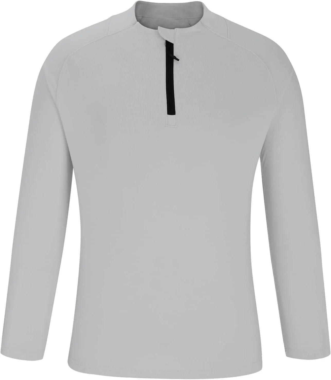 Мужская футболка 1/4 Zip Long Sleeve Slim Fit Stretch — фото 2