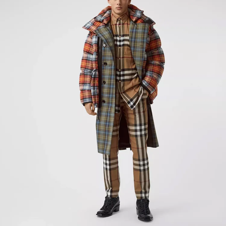 Рубашка мужская Burberry Birch коричневый — фото 4
