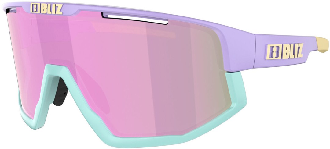 

Bliz Солнцезащитные очки Fusion matt pastel purple/yellow logo/brown pink multi