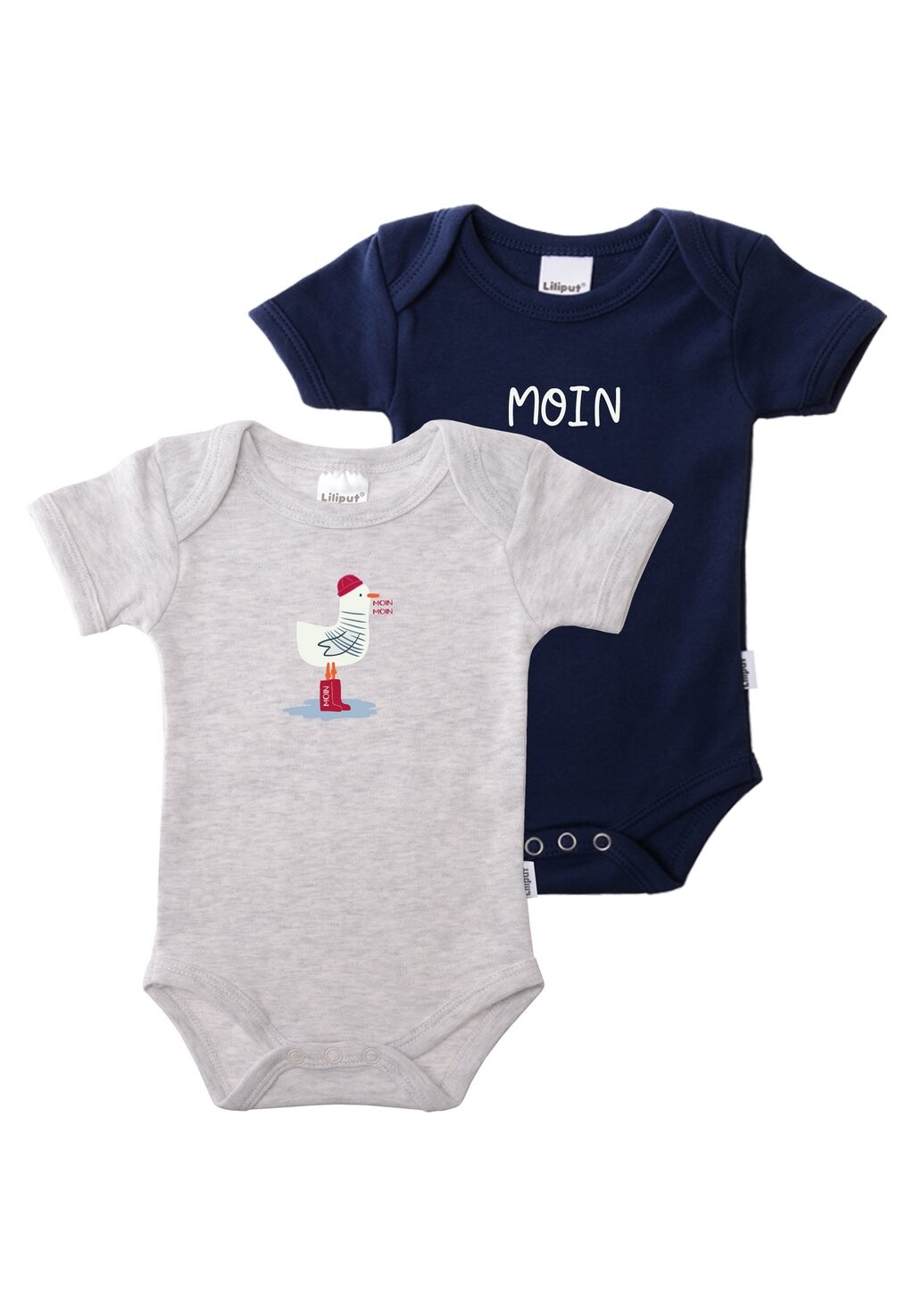 

Боди 2 PACK MOIN Liliput, цвет grau/melange marine