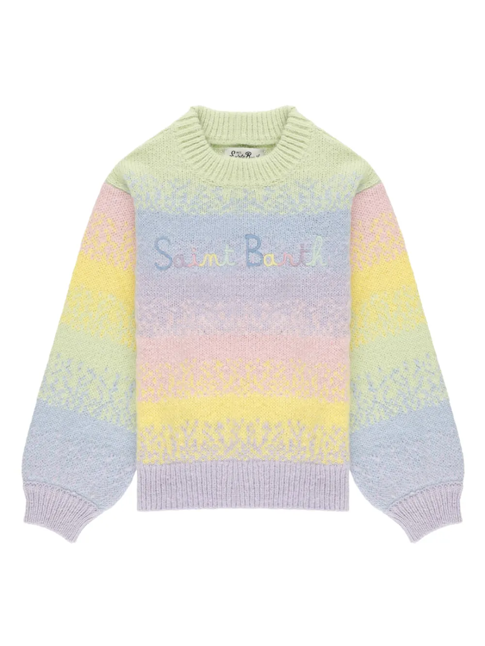 

Свитер danya с вышивкой MC2 Saint Barth Kids, фиолетовый