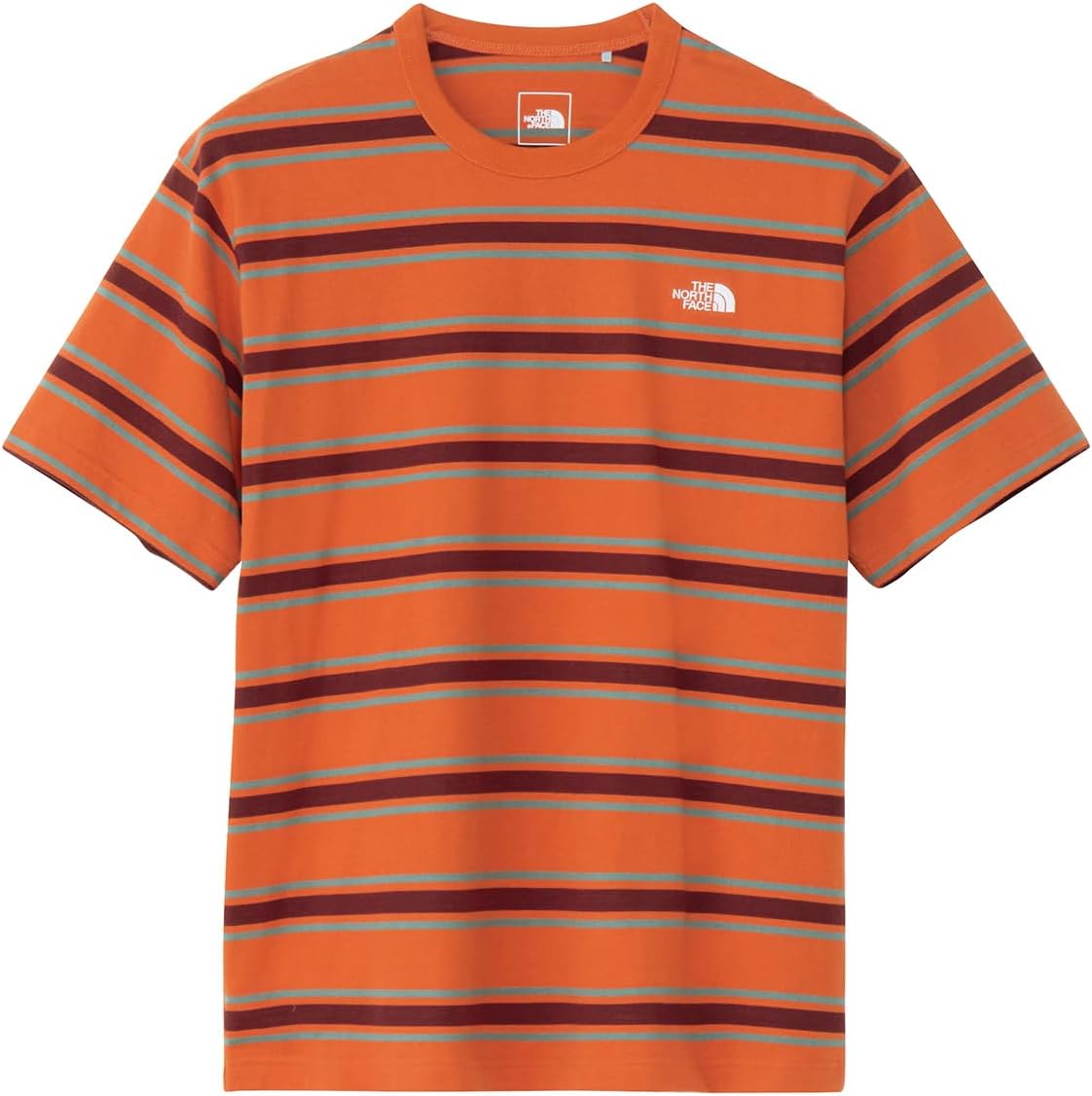 

Мужская футболка с коротким рукавом THE NORTH FACE с разноцветными полосками