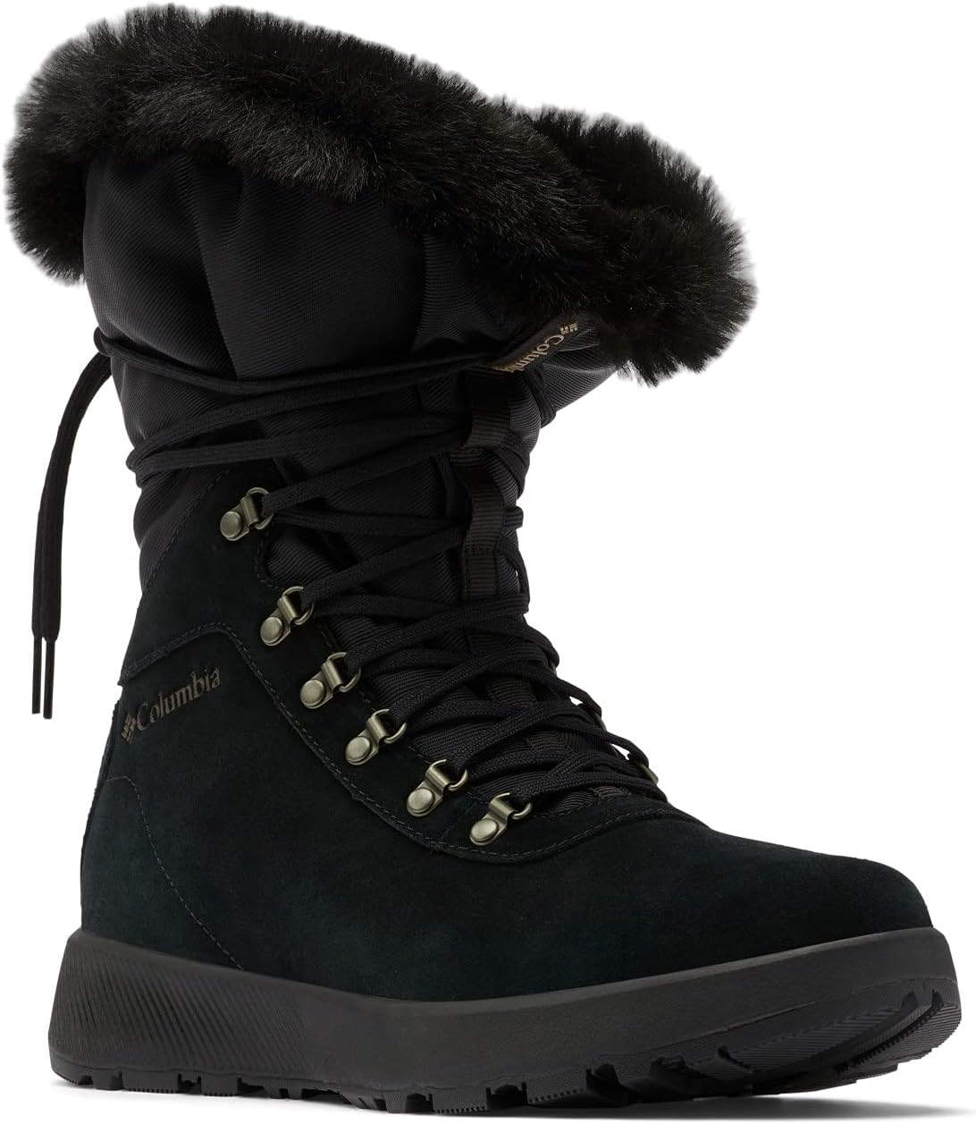 

Мужские ботинки Columbia Slopeside Village Omni-Heat HiSnow, черный