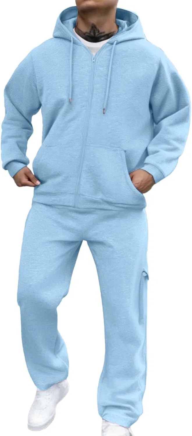 Спортивный костюм, молния, 2 предмета, Light Blue