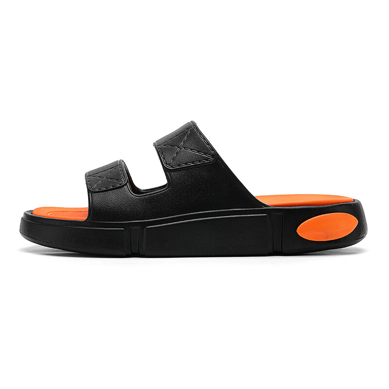 

Шлепанцы унисекс Siflyto, цвет Black Orange