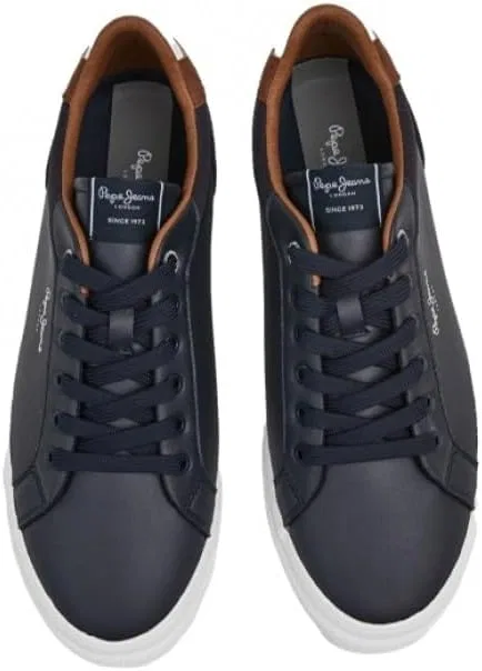 Кроссовки Pepe Jeans Kenton Court Trainers, Blue — фото 3