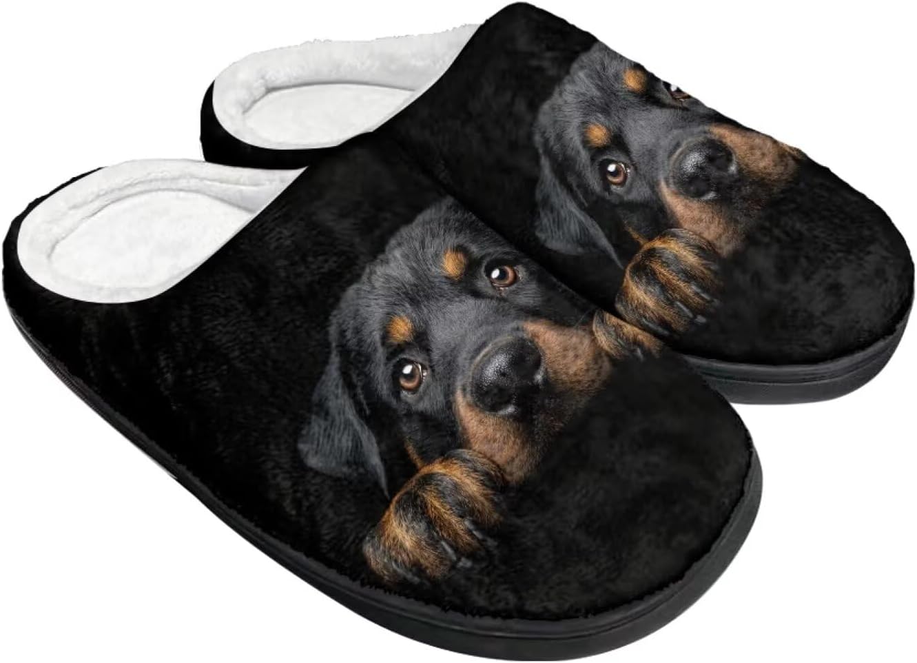 

Уютные пушистые домашние тапочки для женщин и мужчин, закрытые плоские плюшевые хлопковые тапочки для дома, мягкая нескользящая резиновая подошва, тапочки для дома и улицы Wanzuoeng, черный