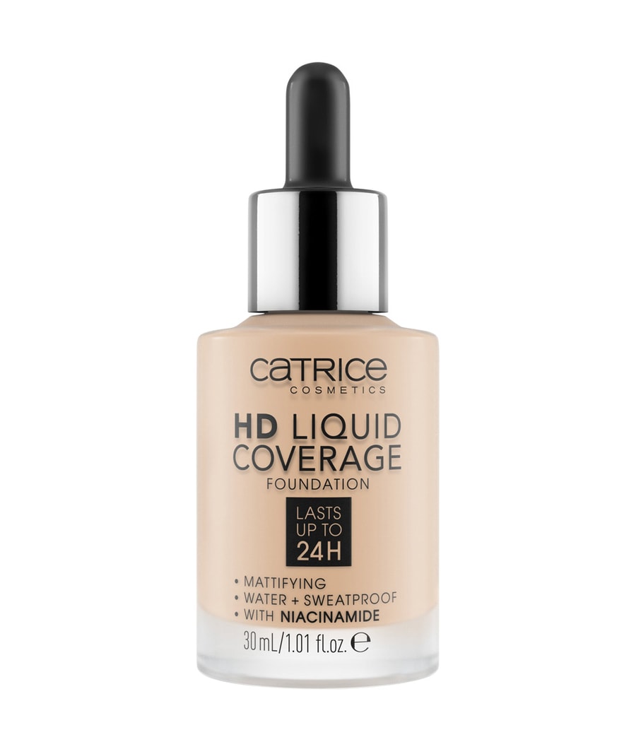 

Жидкая основа CATRICE HD Liquid Coverage, Nr. 010 - Light Beige, 30 ml