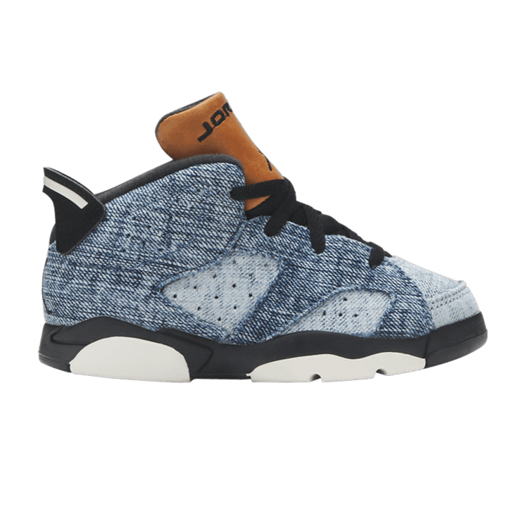 

Кроссовки Air Jordan Air Jordan 6 Retro TD 'Washed Denim', синий