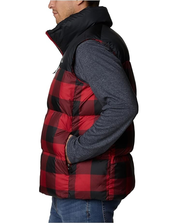 

Утепленный жилет Columbia Puffect II Vest, цвет Mountain Red Check Print/Black