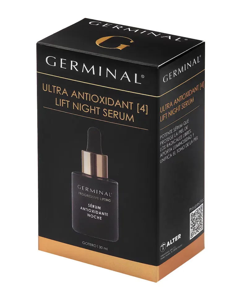Сыворотка Germinal — Ночной Ultra Antioxidant [ ] Lift Night Serum, 30 мл — фото 2