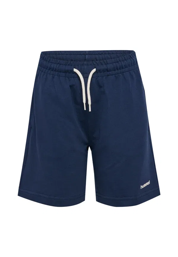 Шорты свободные Hummel Hmljr loose chevron shorts tracksuit bottoms, темно-синие