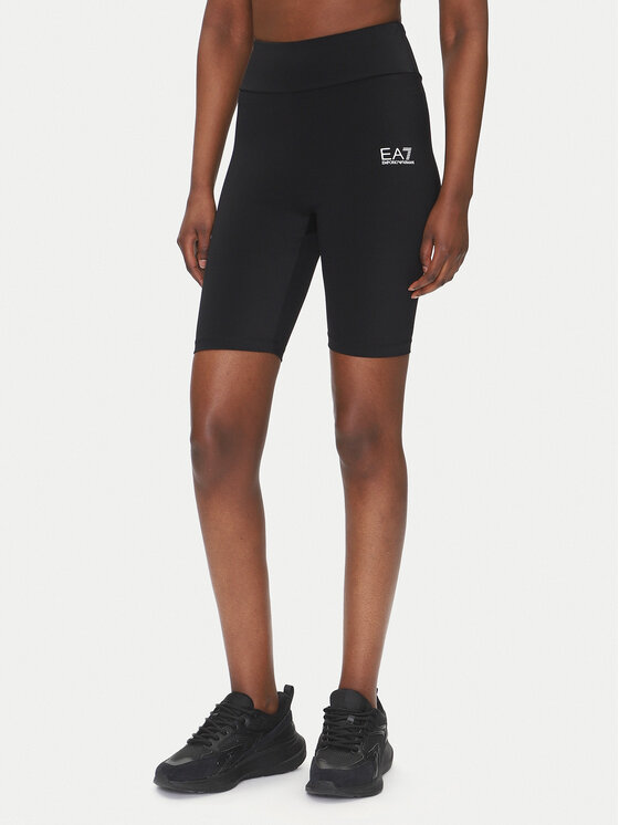 

Облегающие байкерские шорты 7W000511 AF12625 UC001 Ea7 Emporio Armani, черный