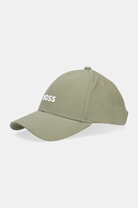 

Хлопковая кепка с козырьком Boss, зеленый