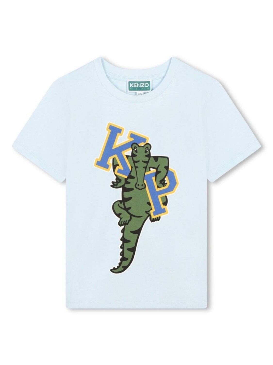 

Kenzo Kids футболка из органического хлопка с графичным принтом, синий