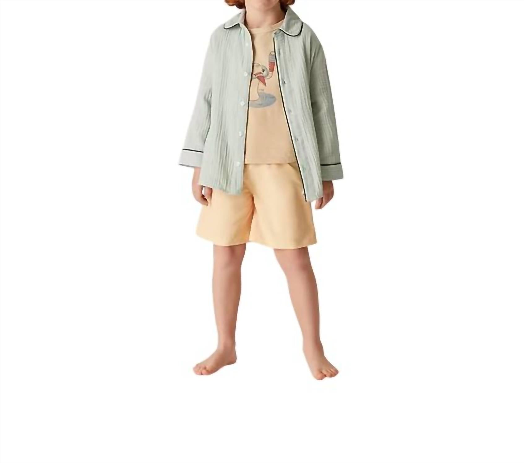 

Шорты для мальчиков Board Shorts в персиковом цвете The Sunday Collective