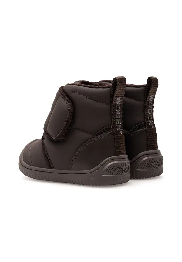Детские туфли Theo baby shoes Woden, шоколадный — фото 3