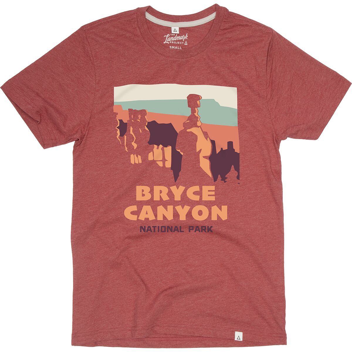 

Футболка с коротким рукавом Bryce canyon Landmark Project, цвет poppy