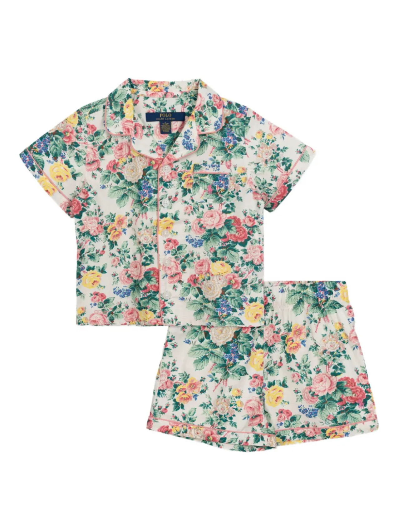 

Пижама POLO RALPH LAUREN KIDS с цветочным принтом, белый